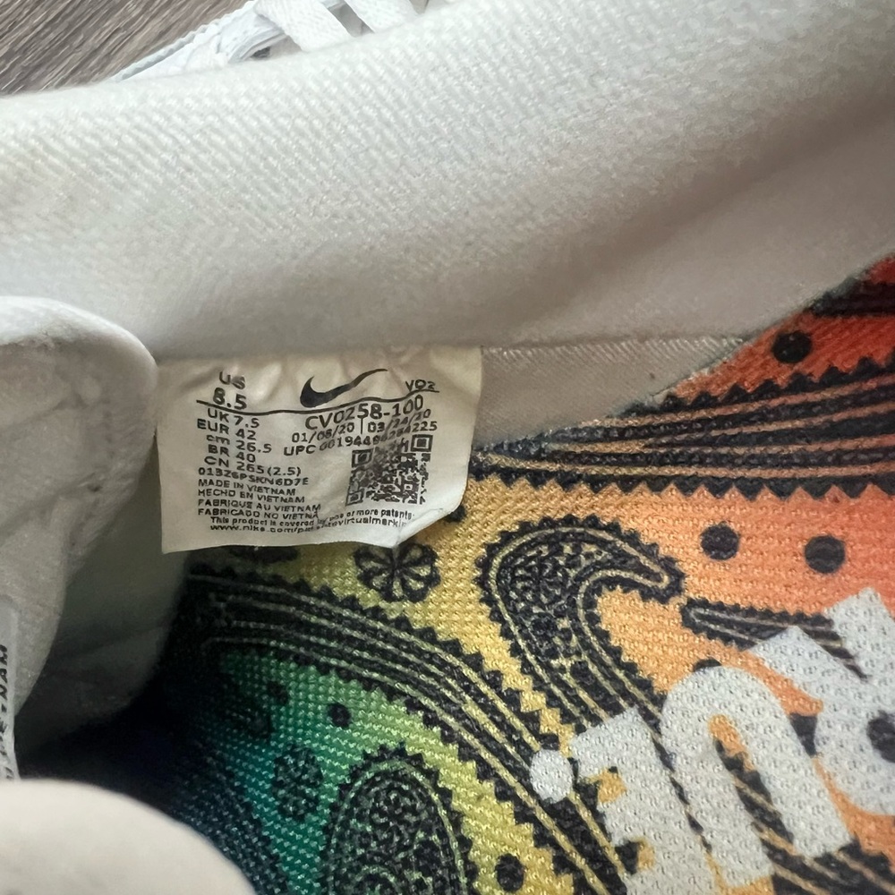 Nike Air Force 1 Low Be True Mens Size 8.5 (CV0258-100) - Picture 13 of 13